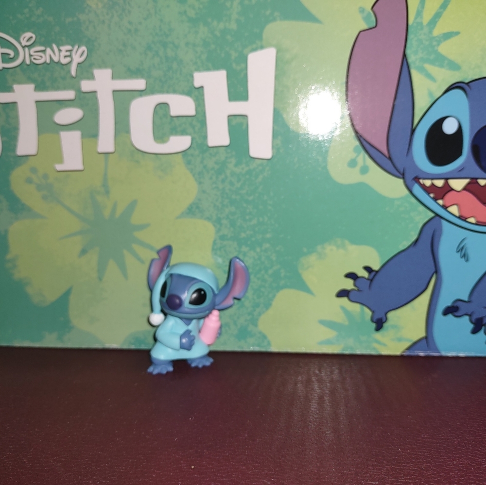 2 for $18!!! Disney mystery mini Stitch Figure, Stitch in pajamas